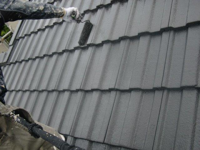③屋根上塗り工程
