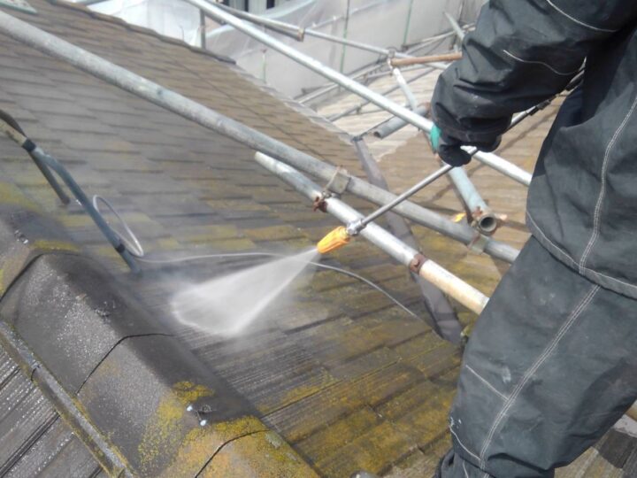 ⑦屋根・高圧洗浄