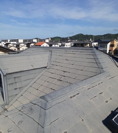 ④屋根塗装前